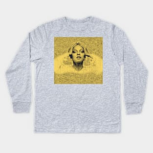 Vintage Diana Ross Kids Long Sleeve T-Shirt